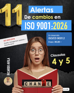 ¿Cuáles son los cambios de la norma ISO 9001?