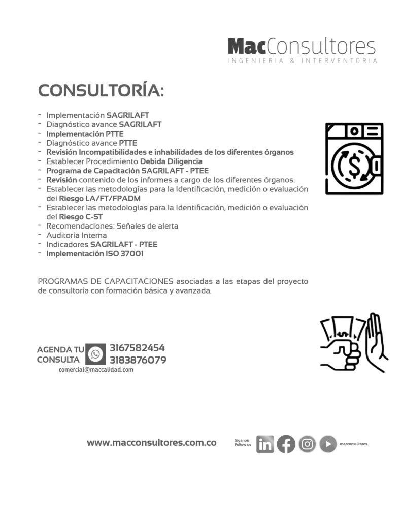 CONSULTORÍA SAGRILAFT PTEE MAC