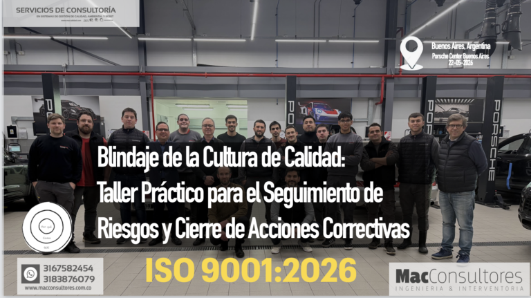 Blindaje de la Cultura de Calidad: Taller Práctico para el Seguimiento de Riesgos y Cierre de Acciones Correctivas